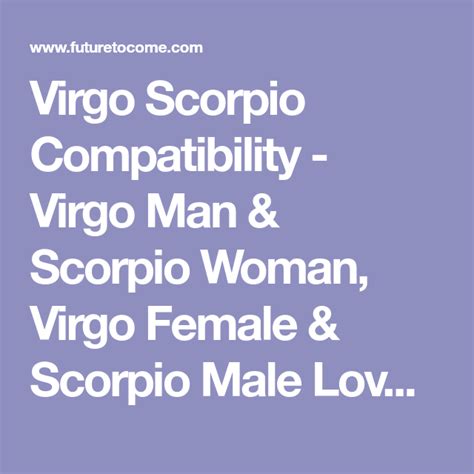 virgo dating scorpio